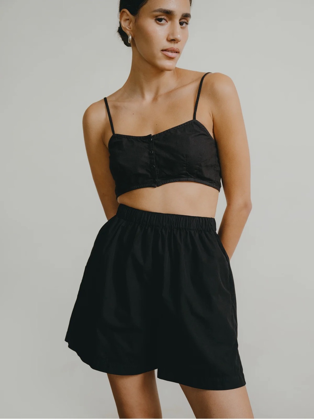 Ozma All Day Shorts in Black